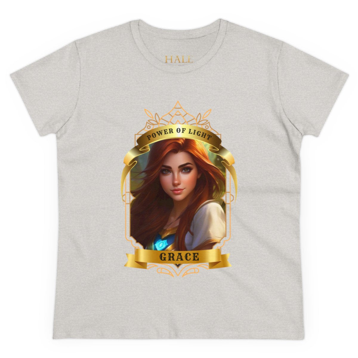 Grace, Power of Light - Graphic Cotton Tee-HALE