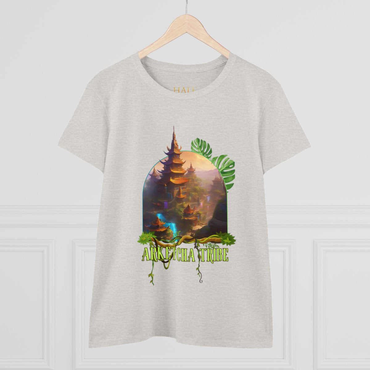 Arketcha Tribe - Graphic Cotton Tee-HALE
