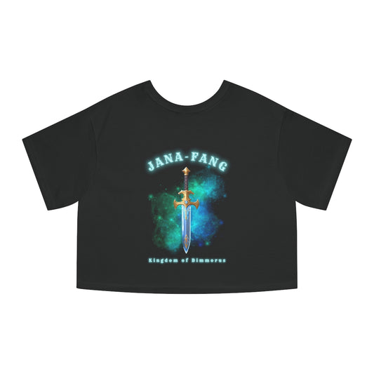 Jana-Fang - Graphic Cropped Tee-HALE