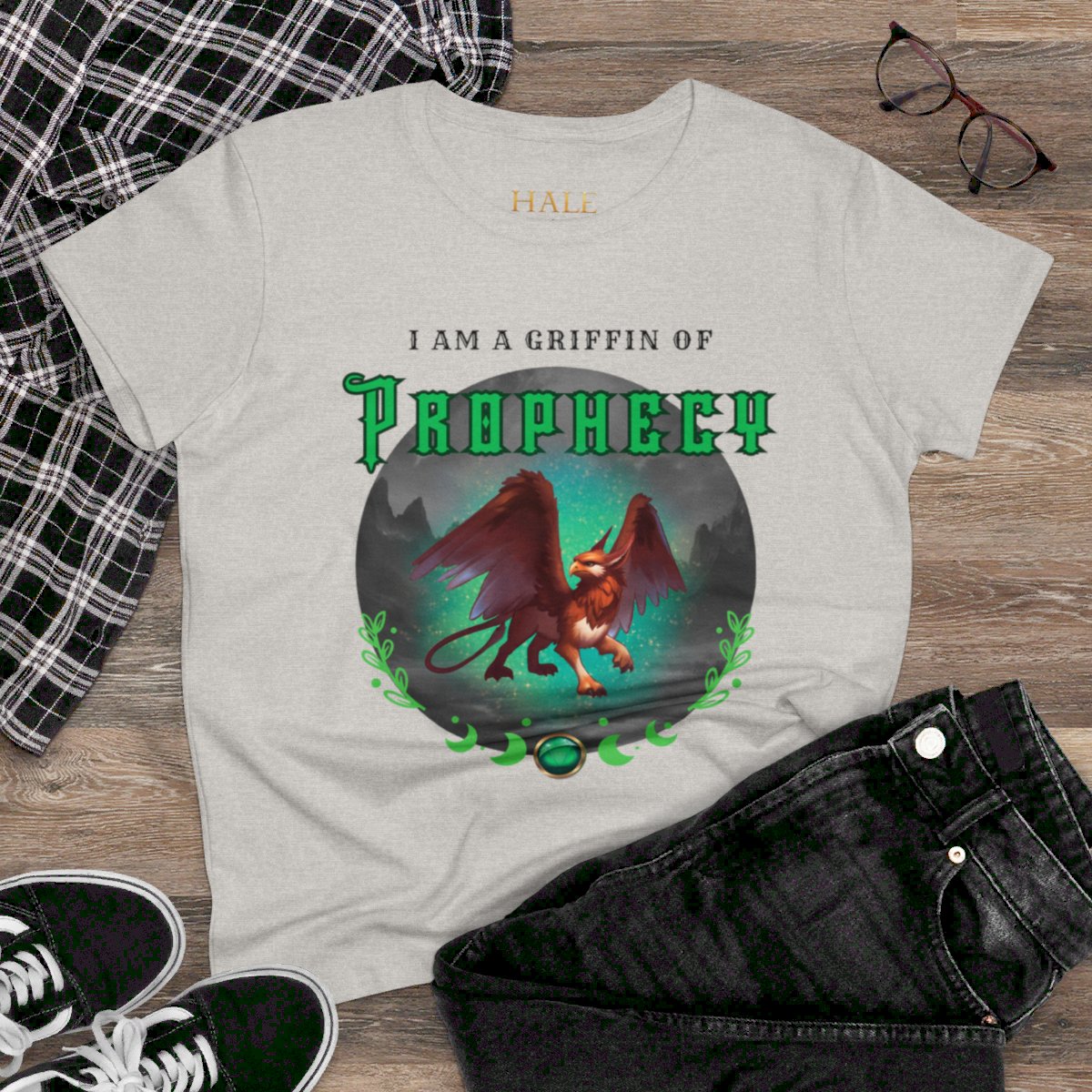 "I Am A Griffin Of Prophecy"- Graphic Cotton Tee