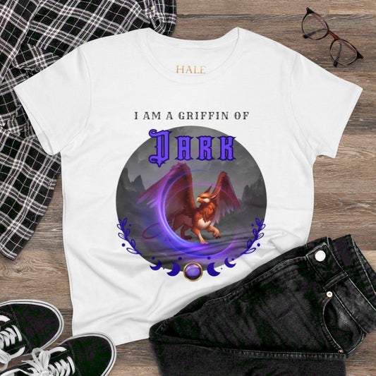"I Am A Griffin Of Dark"- Graphic Cotton Tee