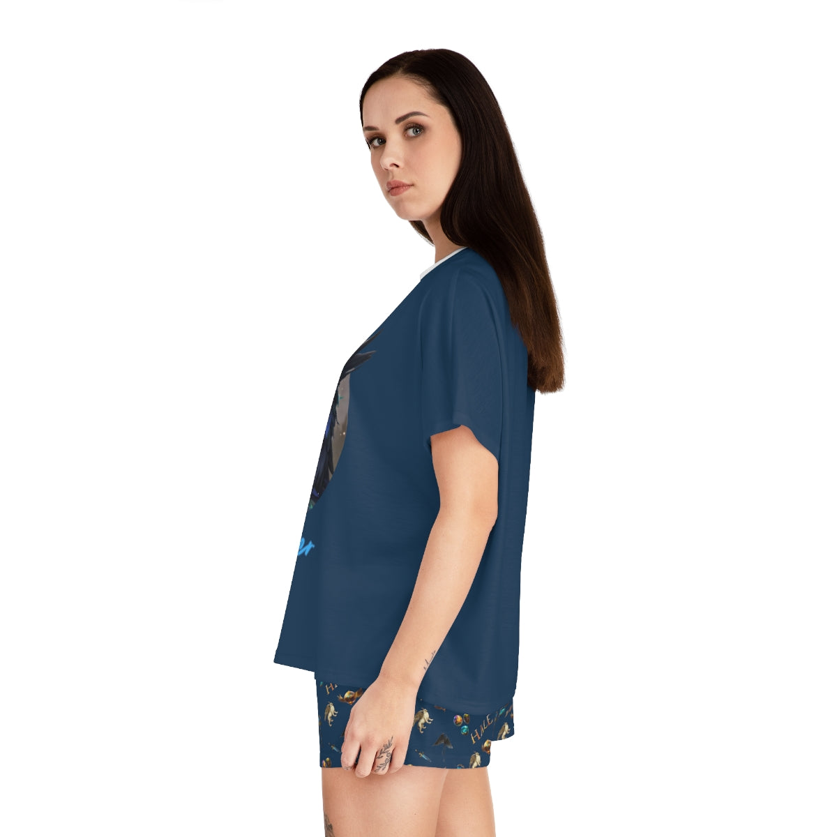 River Juniors' Short Sleeve with Shorts Pajama Set-HALE