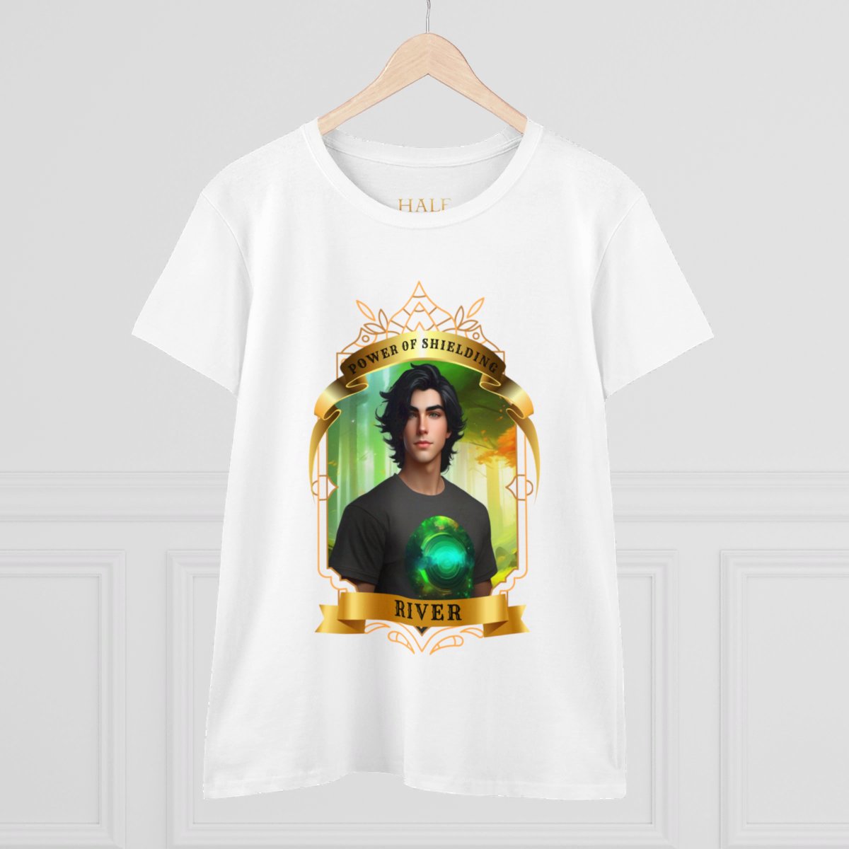 River, Power Of Shielding - Graphic Cotton Tee