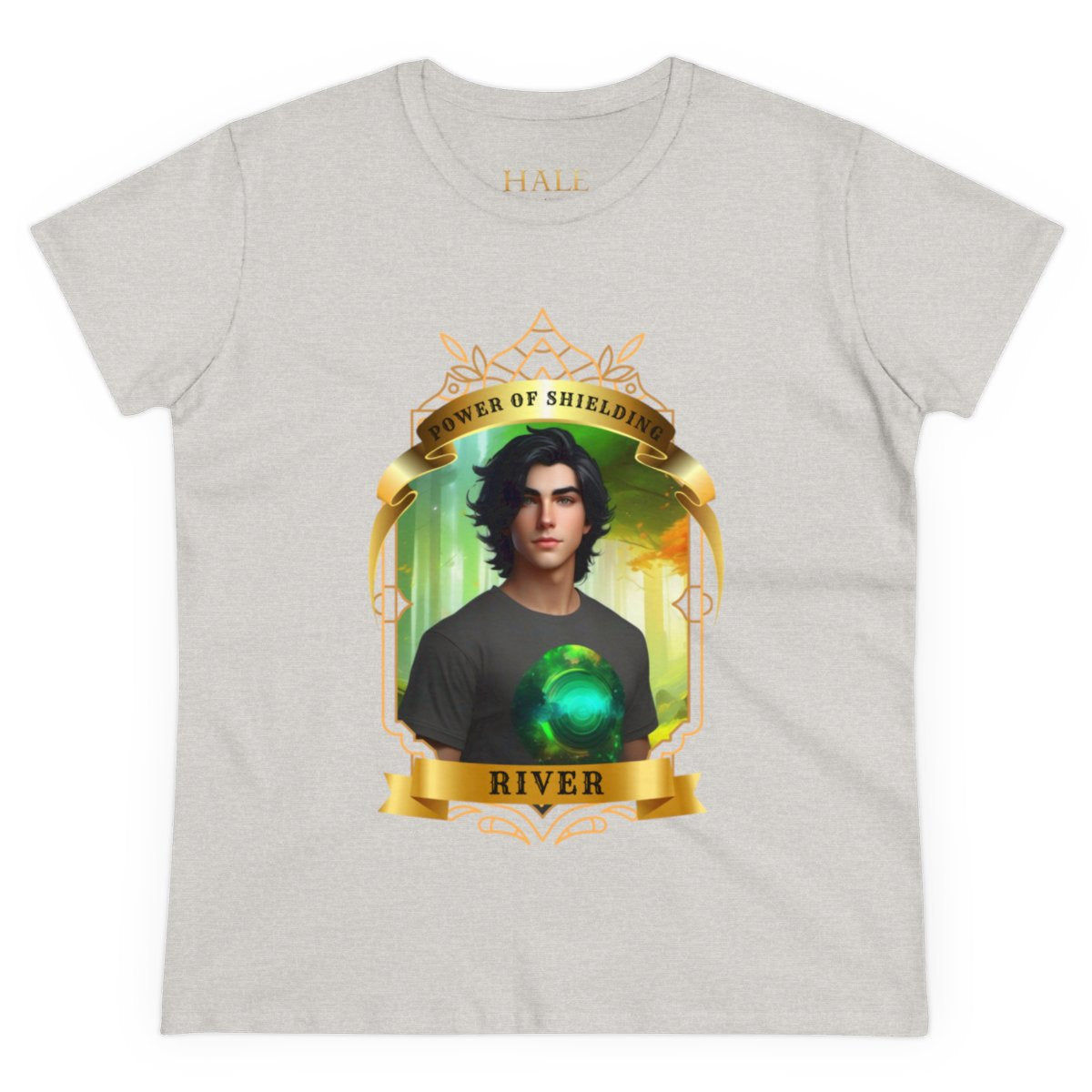River, Power of Shielding - Graphic Cotton Tee-HALE