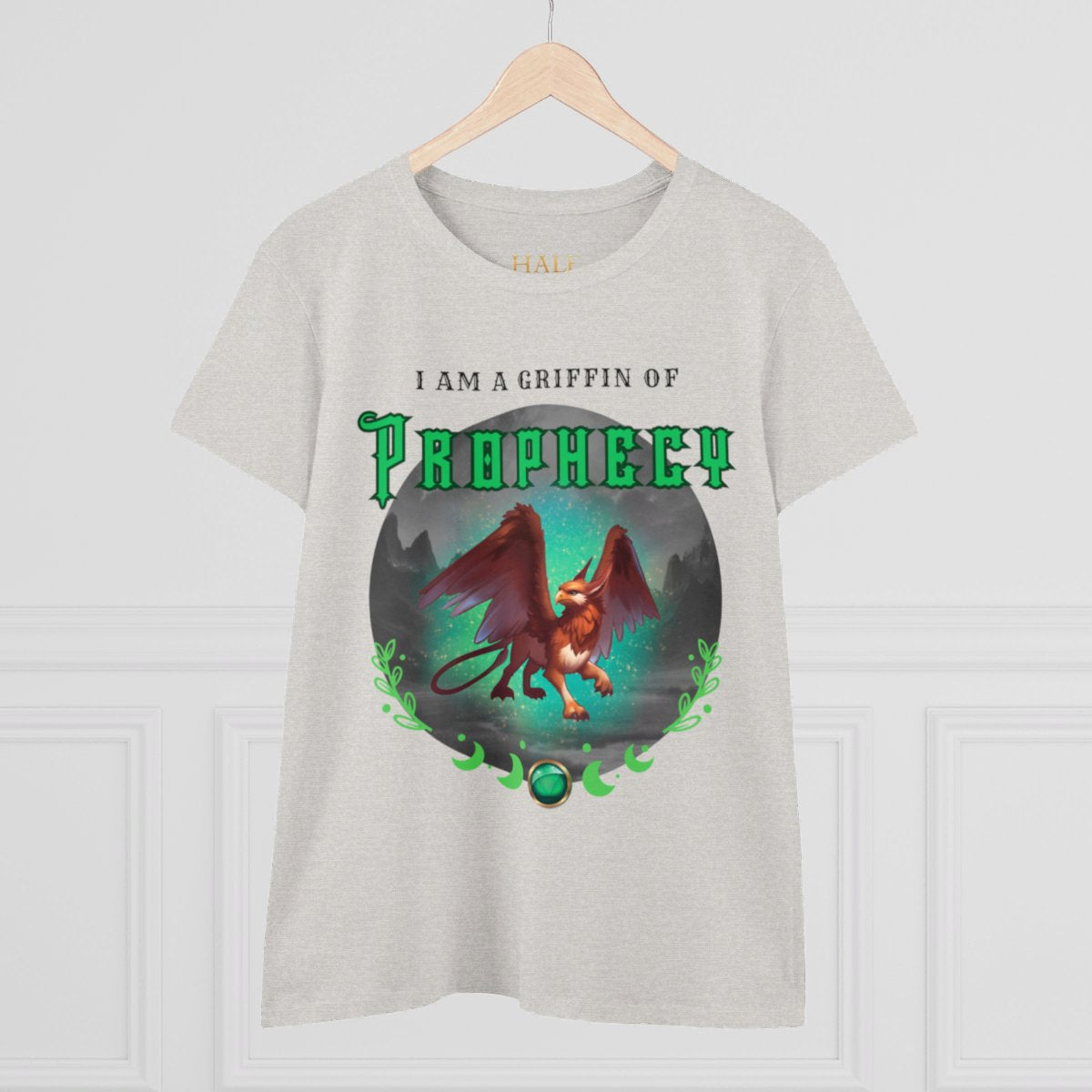 "I am a Griffin of Prophecy"- Graphic Cotton Tee image 8