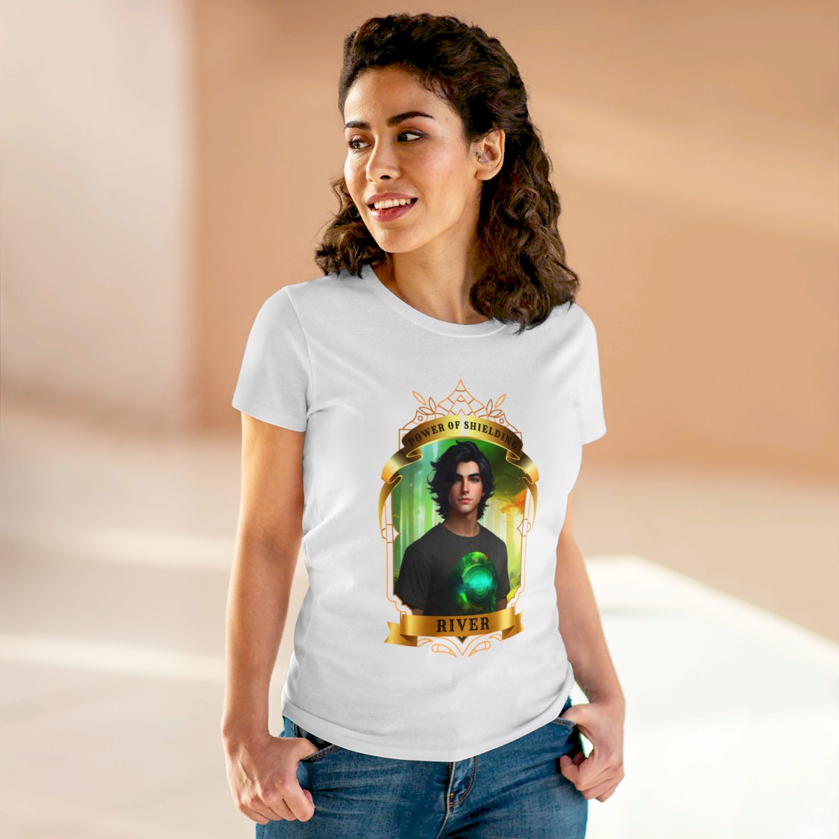 River, Power Of Shielding - Graphic Cotton Tee