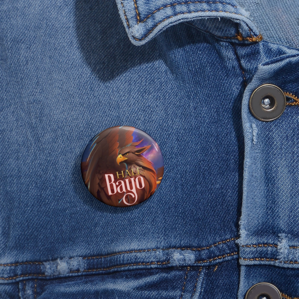 Bayo Griffin Pin Button image 2