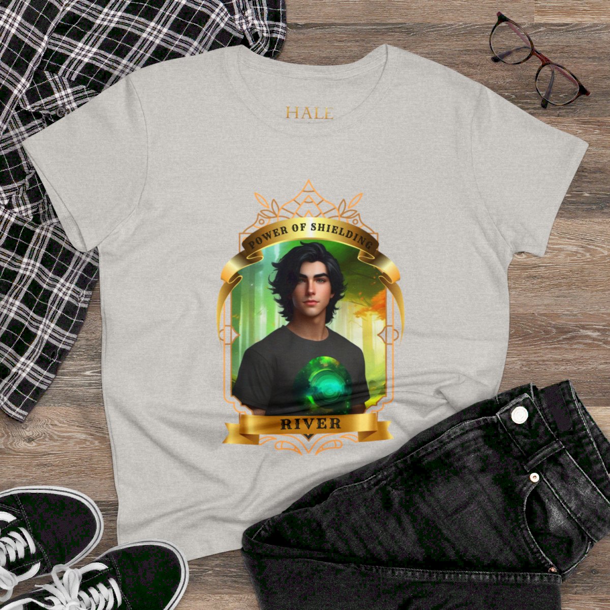 River, Power Of Shielding - Graphic Cotton Tee