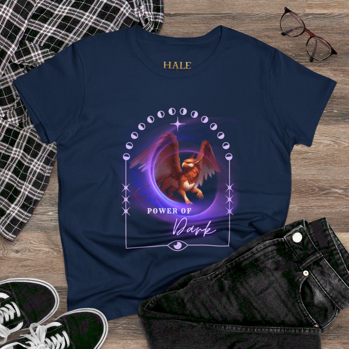 Power Of Dark  - Graphic Cotton Tee