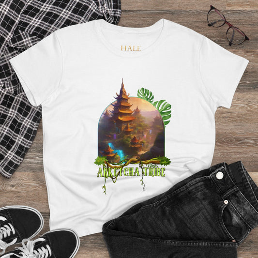 Arketcha Tribe - Graphic Cotton Tee-HALE