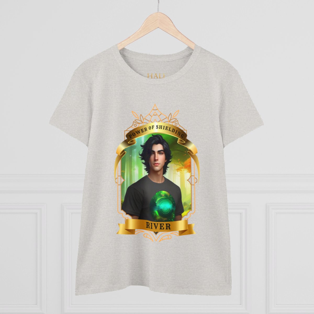 River, Power Of Shielding - Graphic Cotton Tee