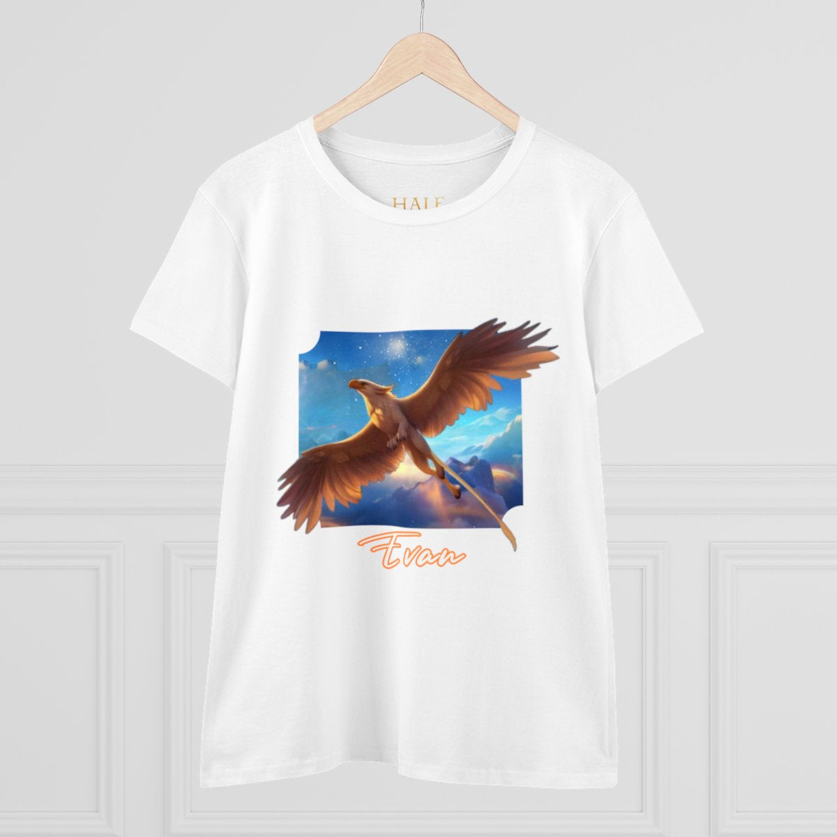 Evan - Graphic Cotton Tee-HALE