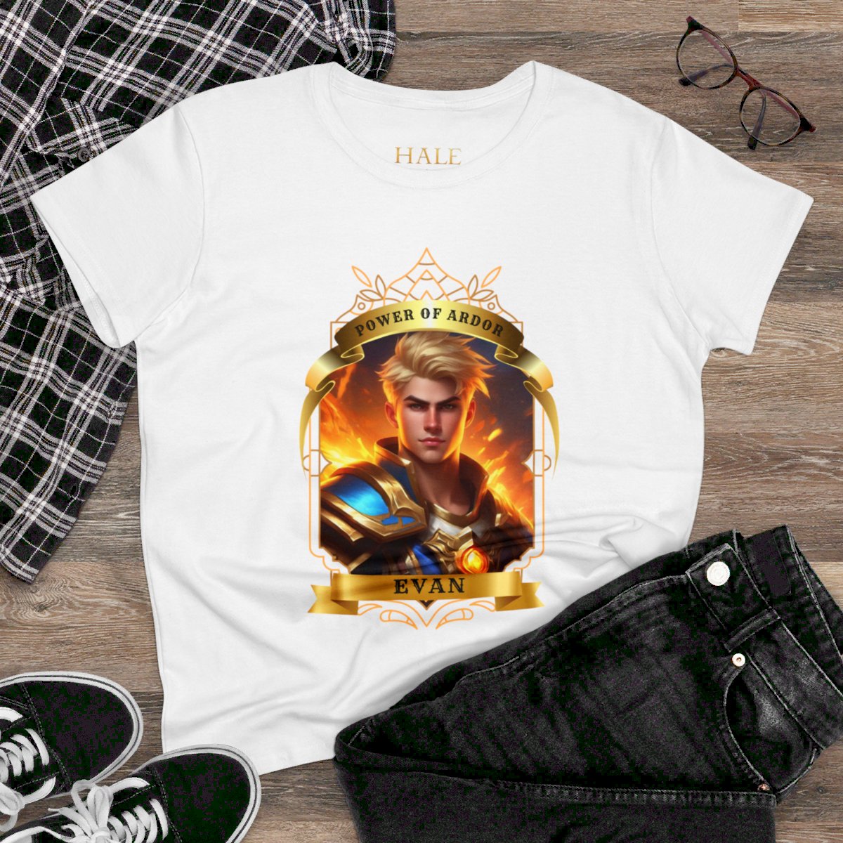 Evan, Power Of Ardor -  Juniors'  Graphic T-Shirt