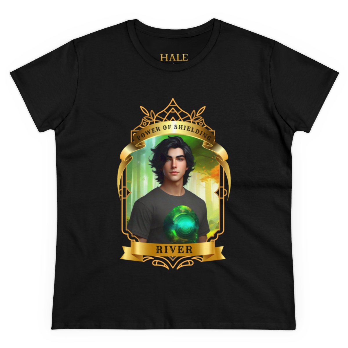 River, Power Of Shielding - Graphic Cotton Tee