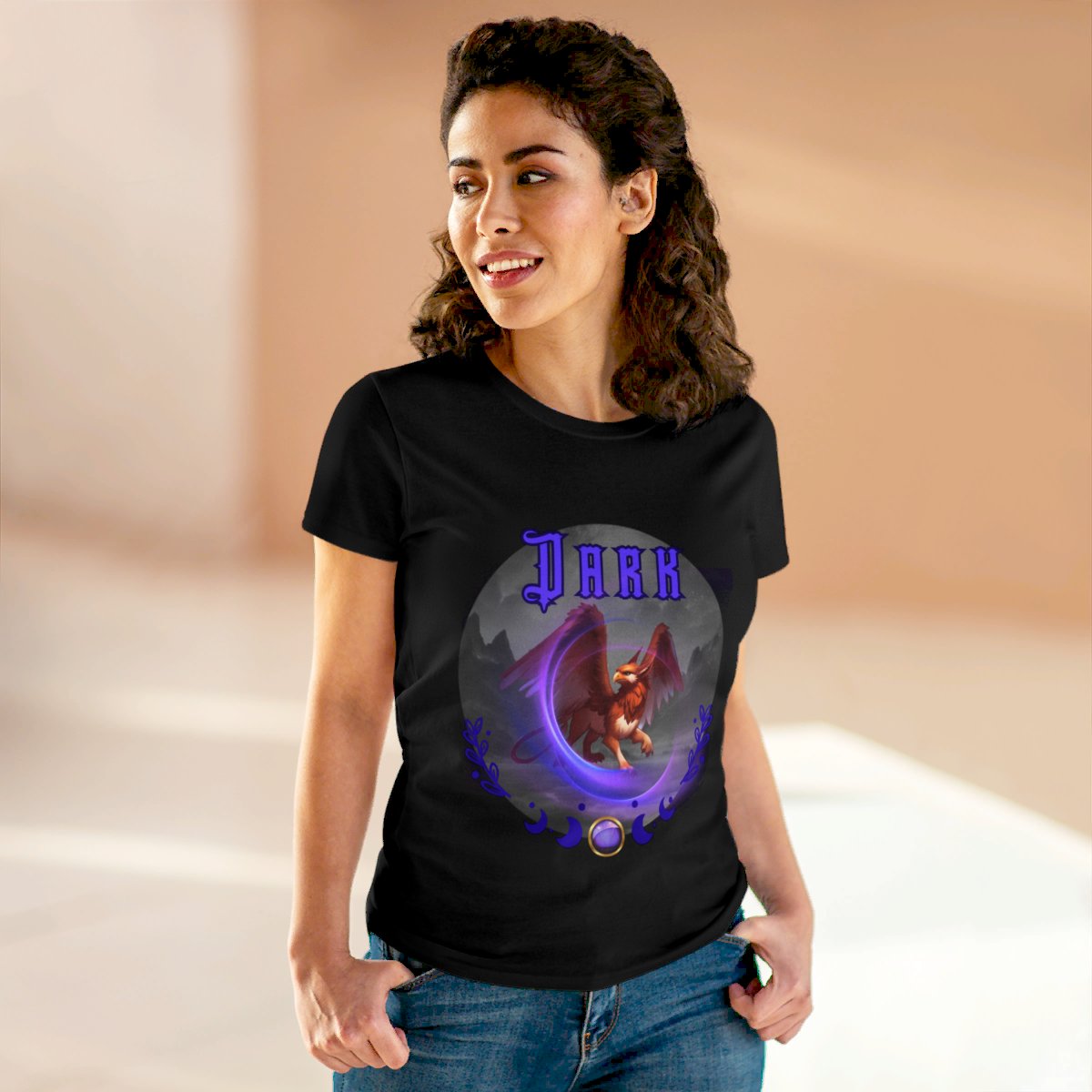 "I Am A Griffin Of Dark"- Graphic Cotton Tee