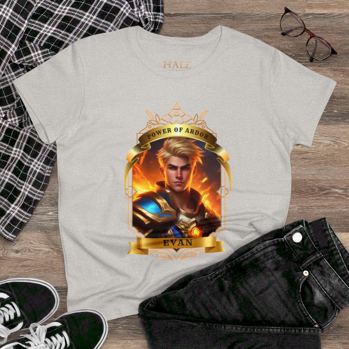 Evan, Power Of Ardor -  Juniors'  Graphic T-Shirt