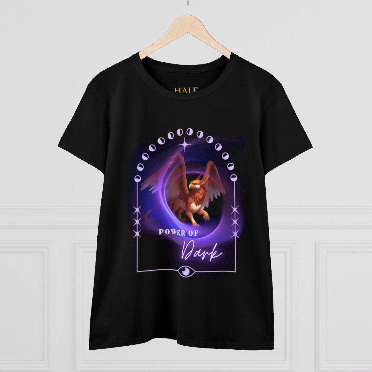 Power of Dark - Graphic Cotton Tee-HALE