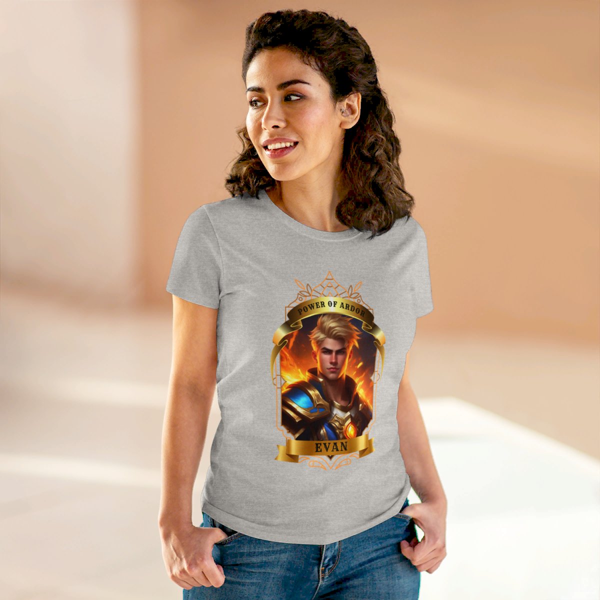 Evan, Power Of Ardor -  Juniors'  Graphic T-Shirt