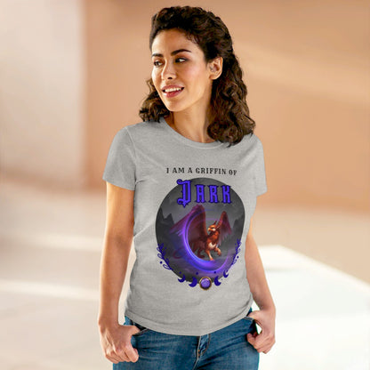 "I Am A Griffin Of Dark"- Graphic Cotton Tee