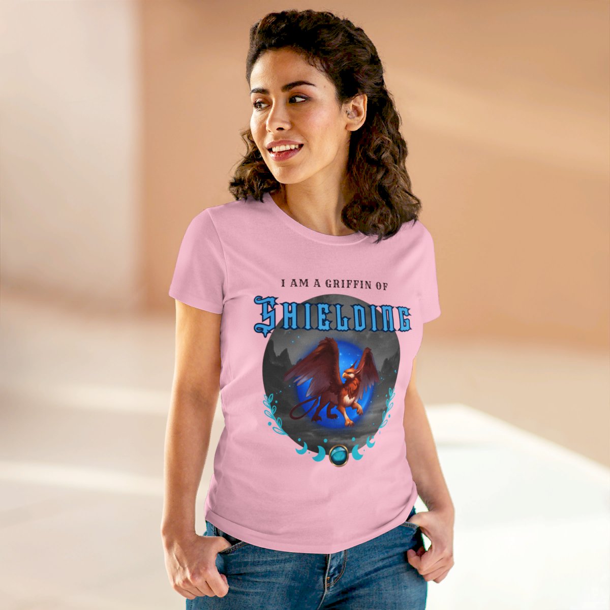"I Am A Griffin Of Shielding"- Graphic Cotton Tee