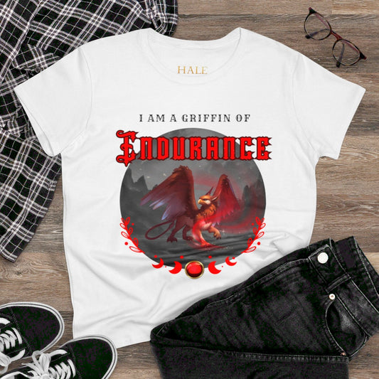Graphic T-shirt - "I Am A Griffin Of ENDURANCE"- Graphic Cotton Tee