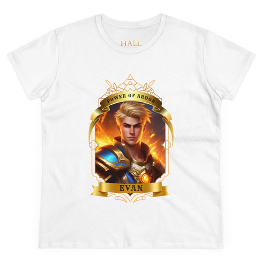 Evan, Power Of Ardor - Unisex Juniors' Short Sleeve Graphic T-Shirt