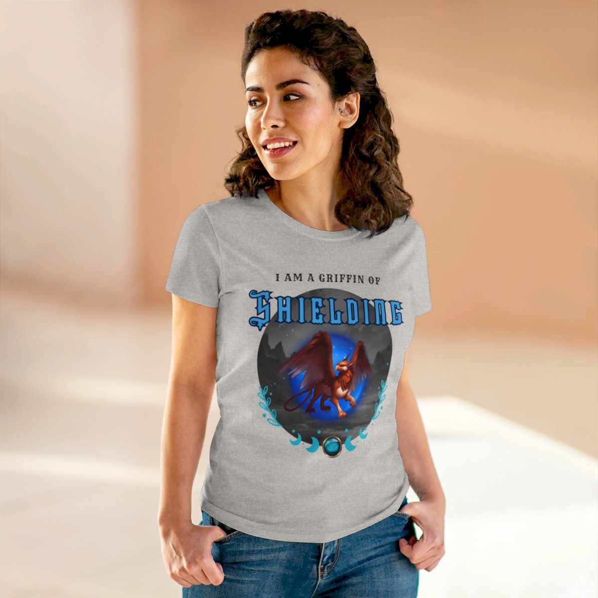 "I Am A Griffin Of Shielding"- Graphic Cotton Tee