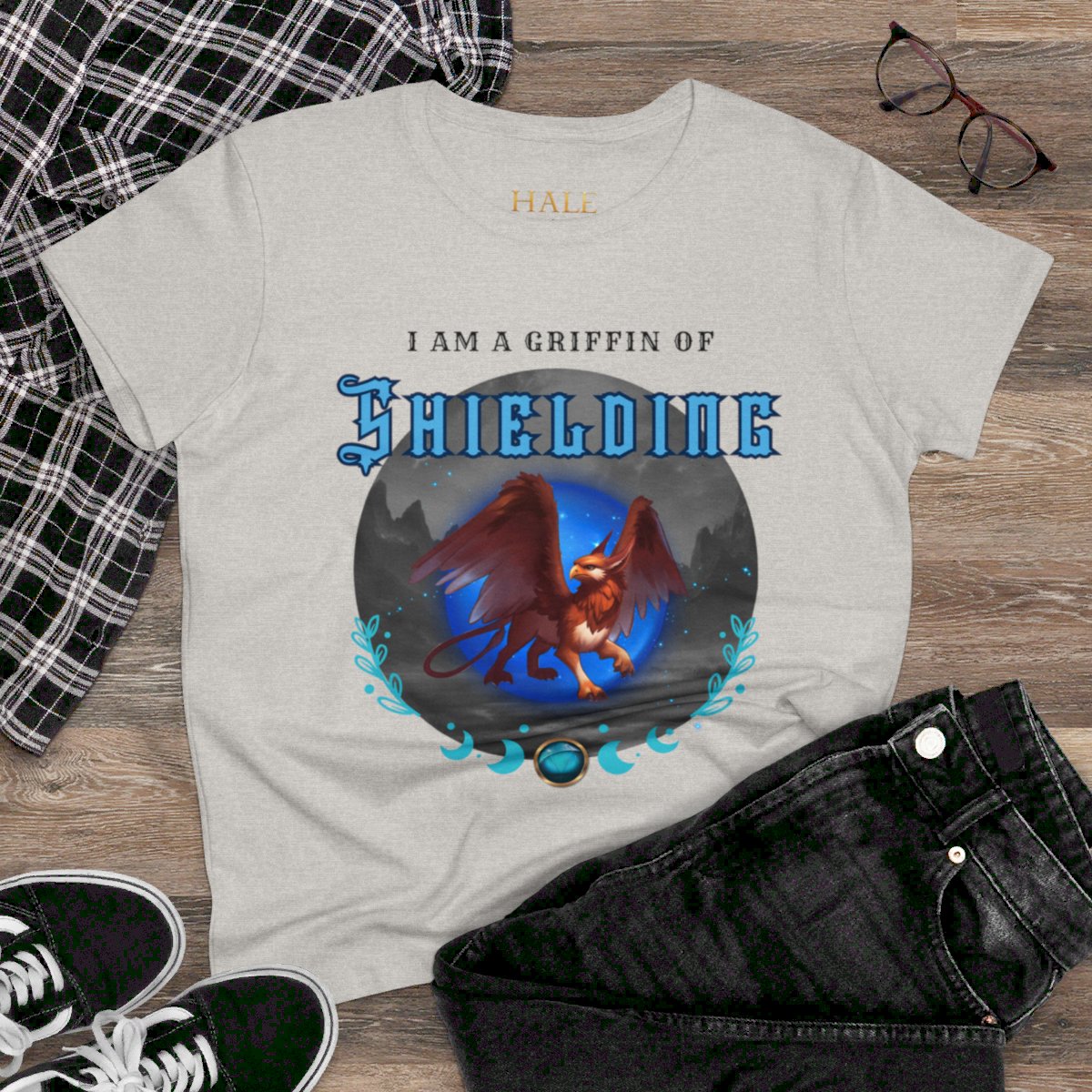 "I Am A Griffin Of Shielding"- Graphic Cotton Tee