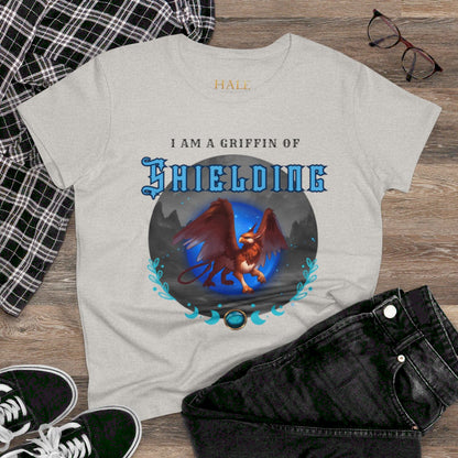 "I Am A Griffin Of Shielding"- Graphic Cotton Tee